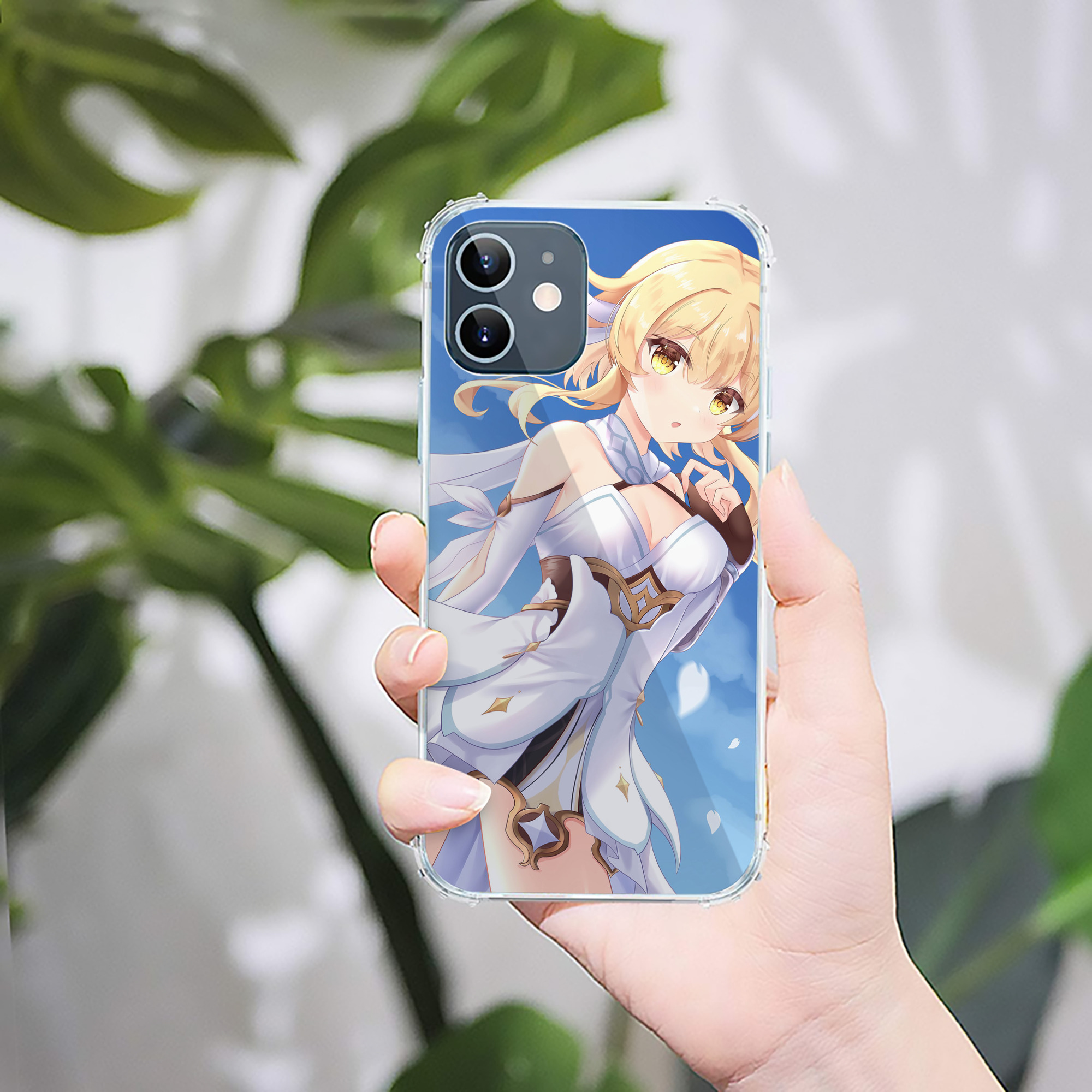 げんし神 genshin 【iPhone 12シリーズ対応】透明スマホケース（クリアソフトケース）